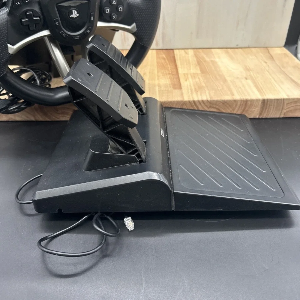 PlayStation RWA Steering Wheel Plus Pedals Compatible with PS5, PS4, PC Tested